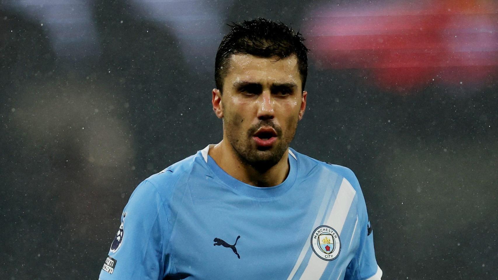 Rodri durante un partido