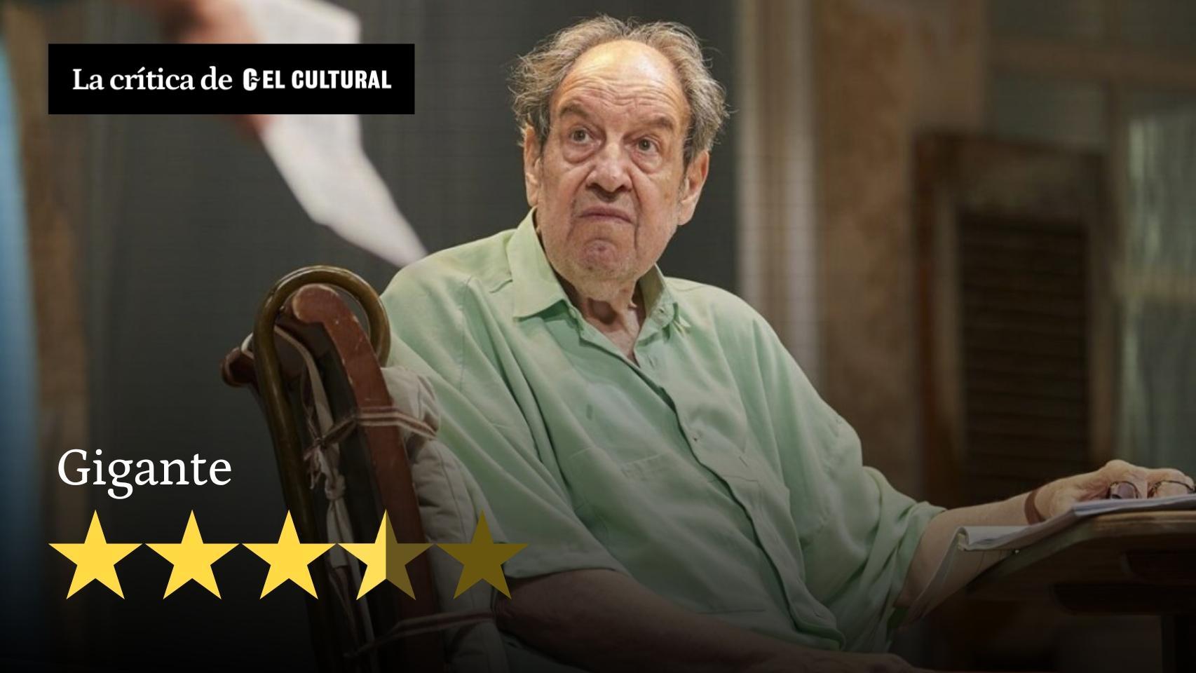 Josep Maria Pou en 'Gigante'. Foto: Teatro Bellas Artes