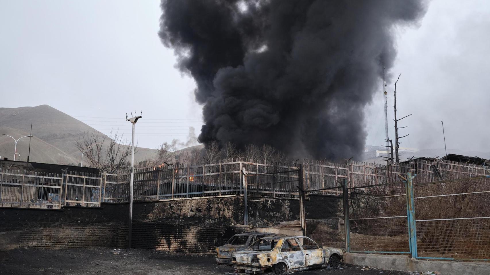 Ataque aéreo al sur de Beirut, Líbano.