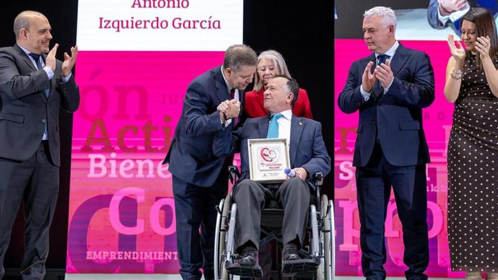 Un momento de la entrega de galardones.