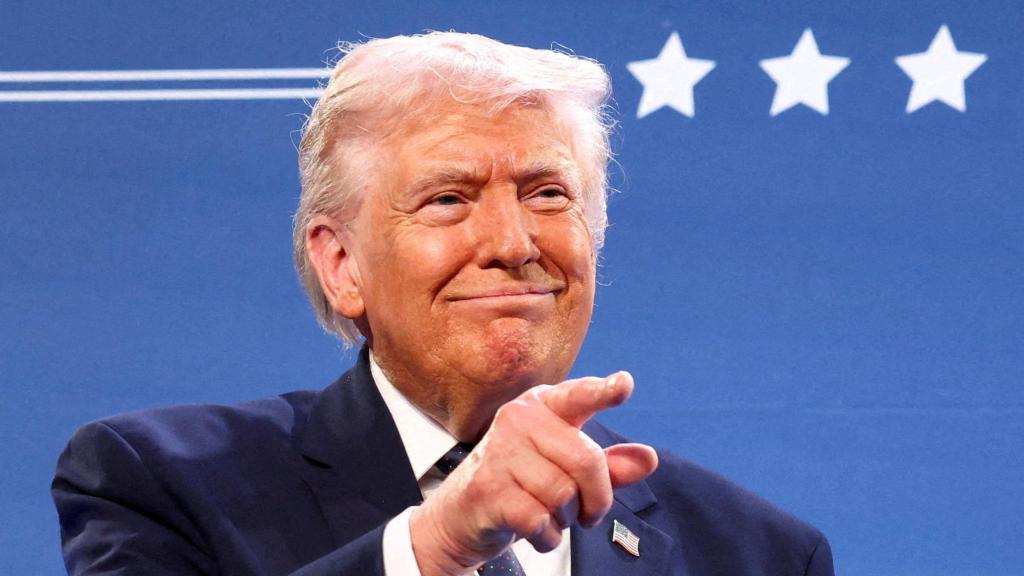 Donald Trump durante un discurso ante miembros del Partido Republicano en el Trump National Doral Miami.