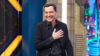 El presidente de la Junta de Andalucía, Juanma Moreno, en 'El Hormiguero'.