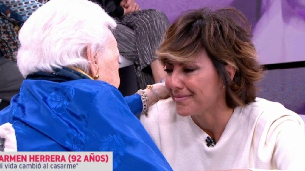 Sonsoles Ónega emocionada en 'Y ahora Sonsoles'