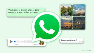 Fotomontaje inspirado en WhatsApp