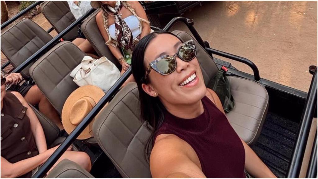 Teresa Ko Chen en uno de sus viajes