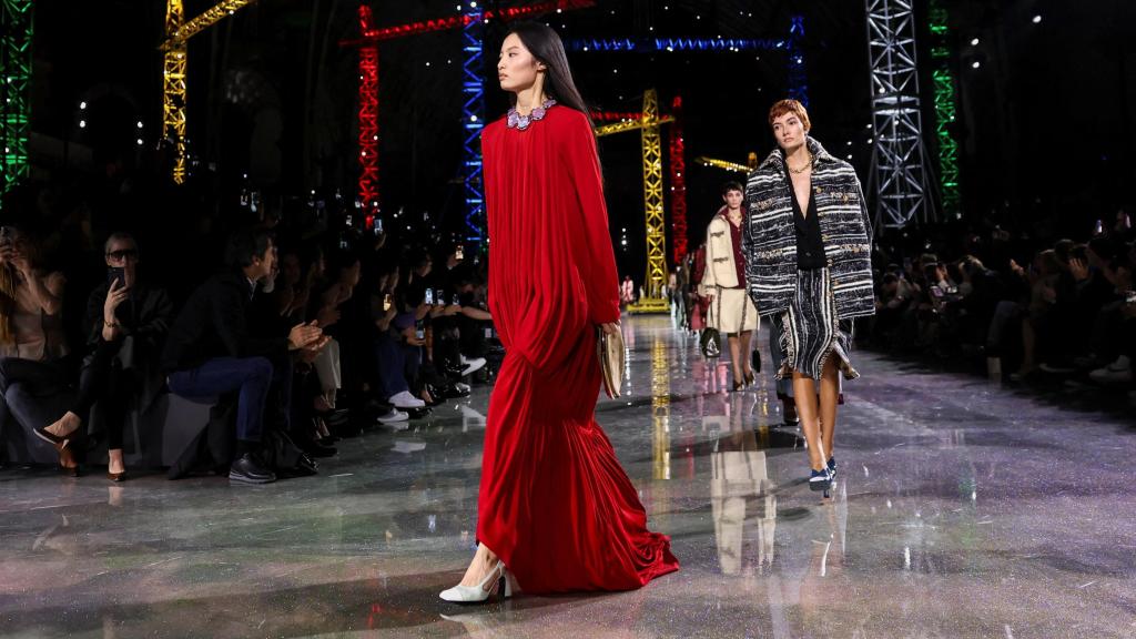 El 'rouge', uno de los reyes de la pasarela.