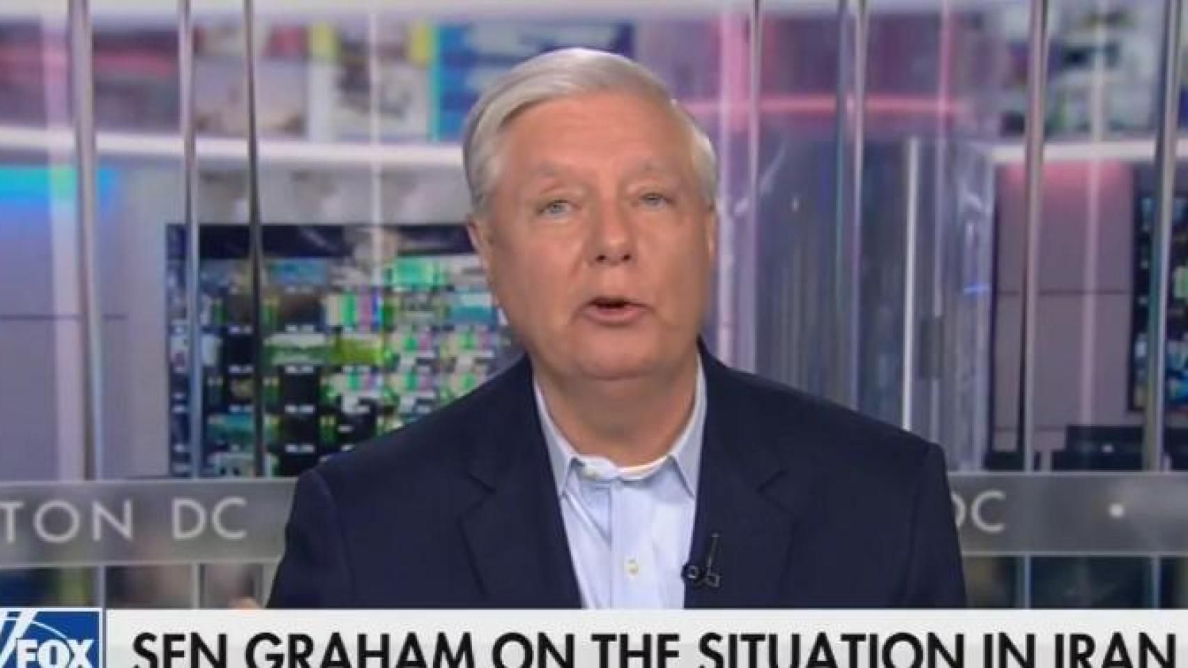 El senador republicano, Lindsey Graham, este lunes en una entrevista en Fox News.