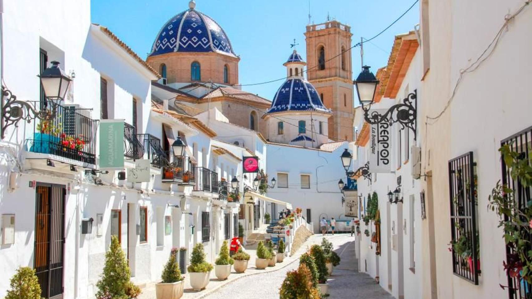 Pueblo de Altea, Alicante.