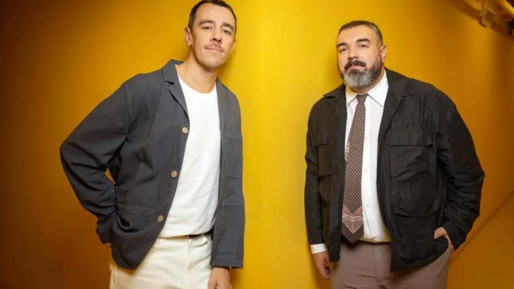 Alberto Casado y Rober Bodegas, del grupo Pantomima Full.