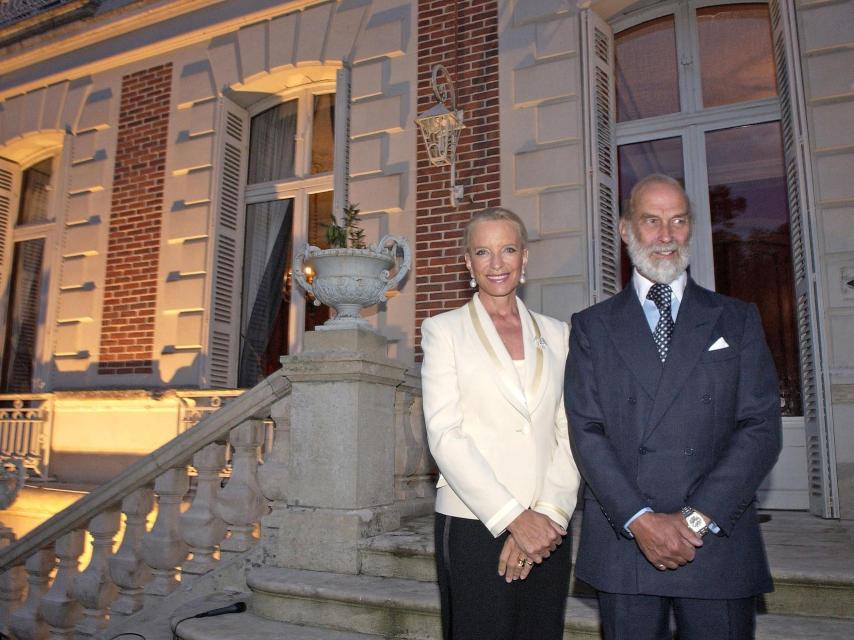 Marie Christine von Reibnitz con su marido, en 2005.