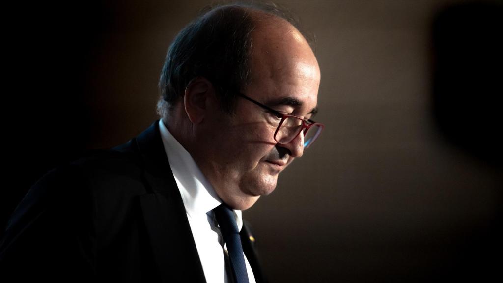 El exministro Miquel Iceta, durante una intervención en la Conferencia Internacional sobre Igualdad de Género en el Deporte.