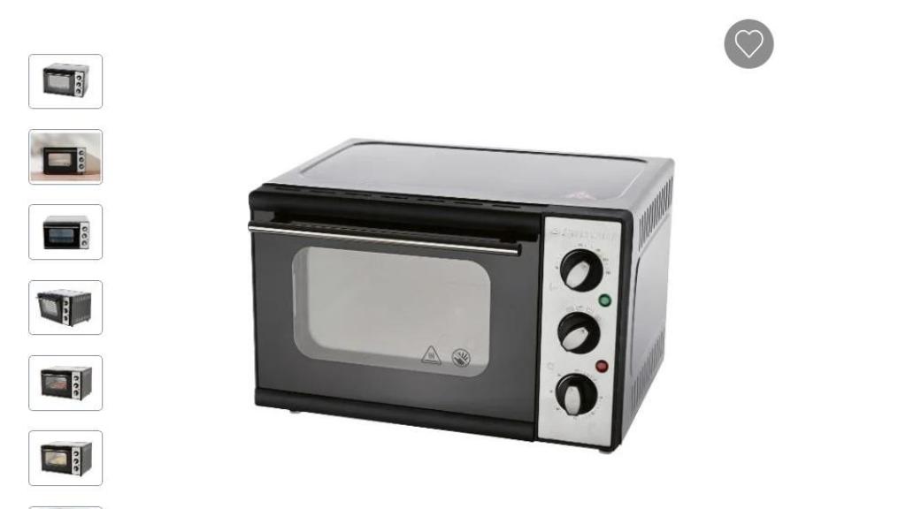 Minihorno 1300 W.
