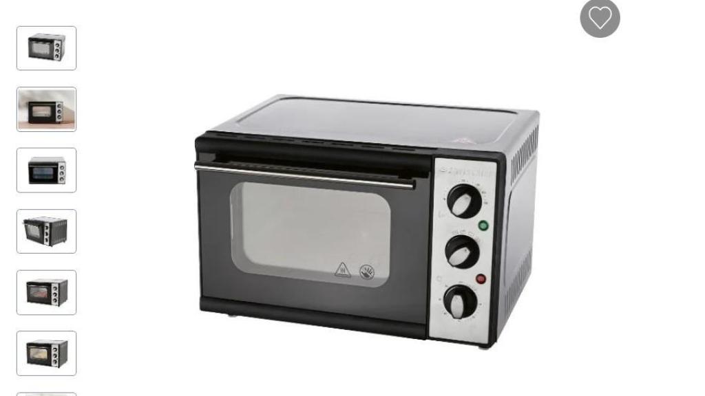 Minihorno 1300 W.