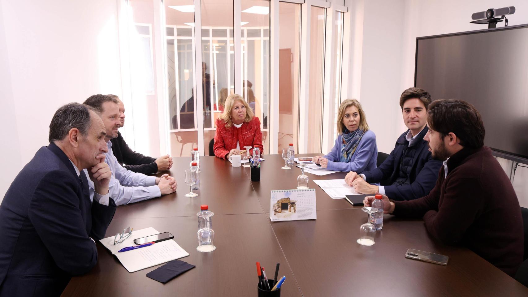 Imagen de la reunión sobre el proyecto Silkbridge.