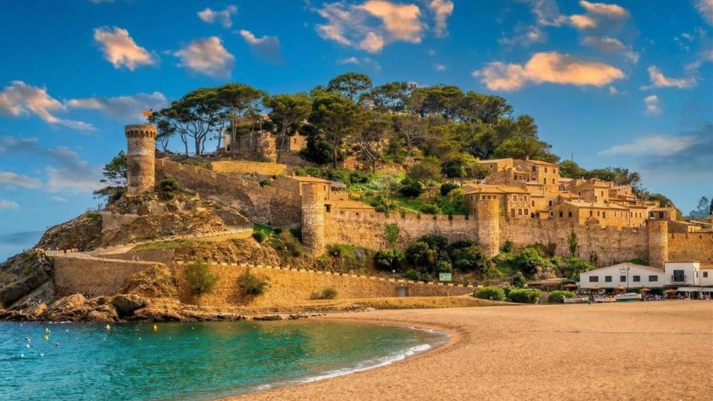 La Vila Vella, en Tossa de Mar (Gerona).