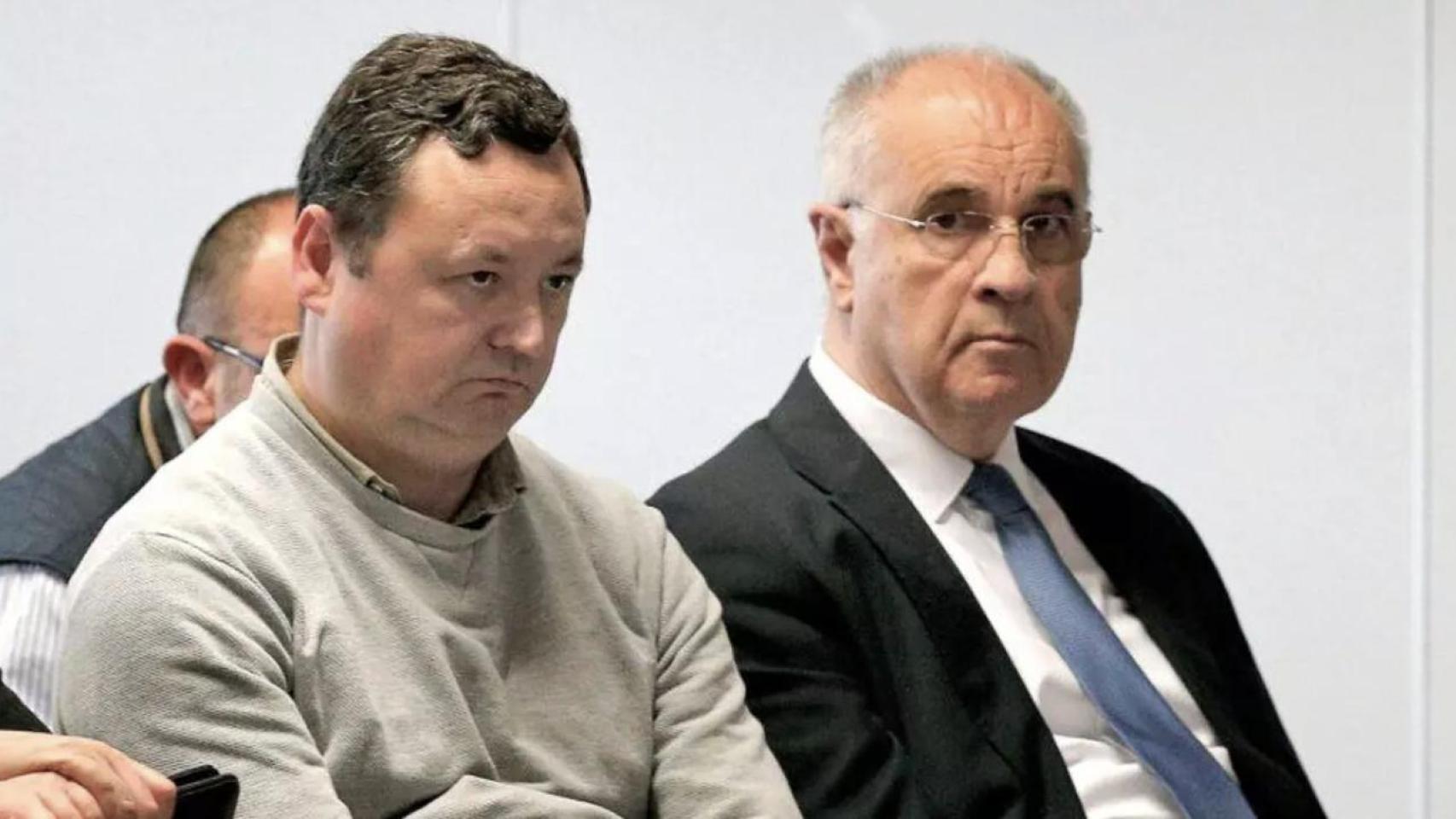 De izquierda a derecha, Augusto César Tauroni y el exconseller Rafael Blasco. EP
