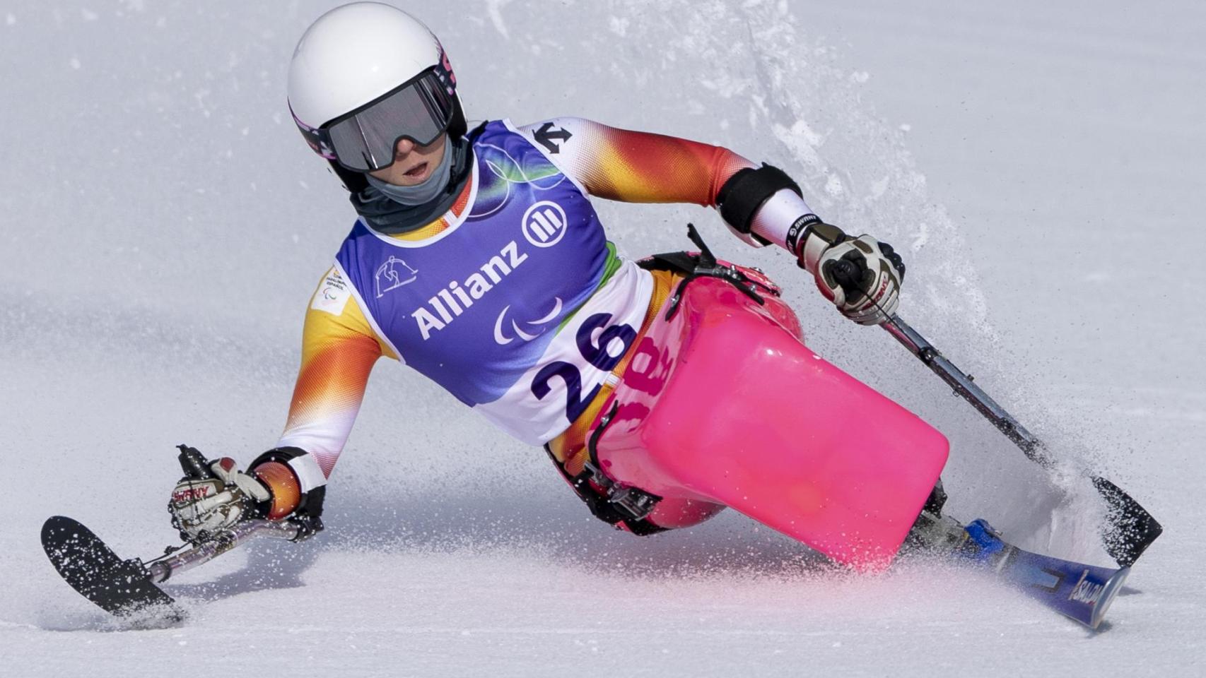 Audrey Pascual, durante su participación en los Juegos Paralímpicos