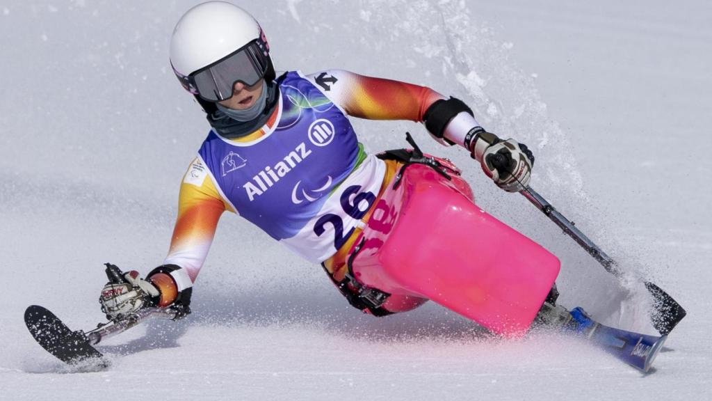Audrey Pascual, durante su participación en los Juegos Paralímpicos