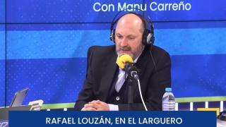 Rafael Louzán en 'El Larguero' de la Cadena SER.