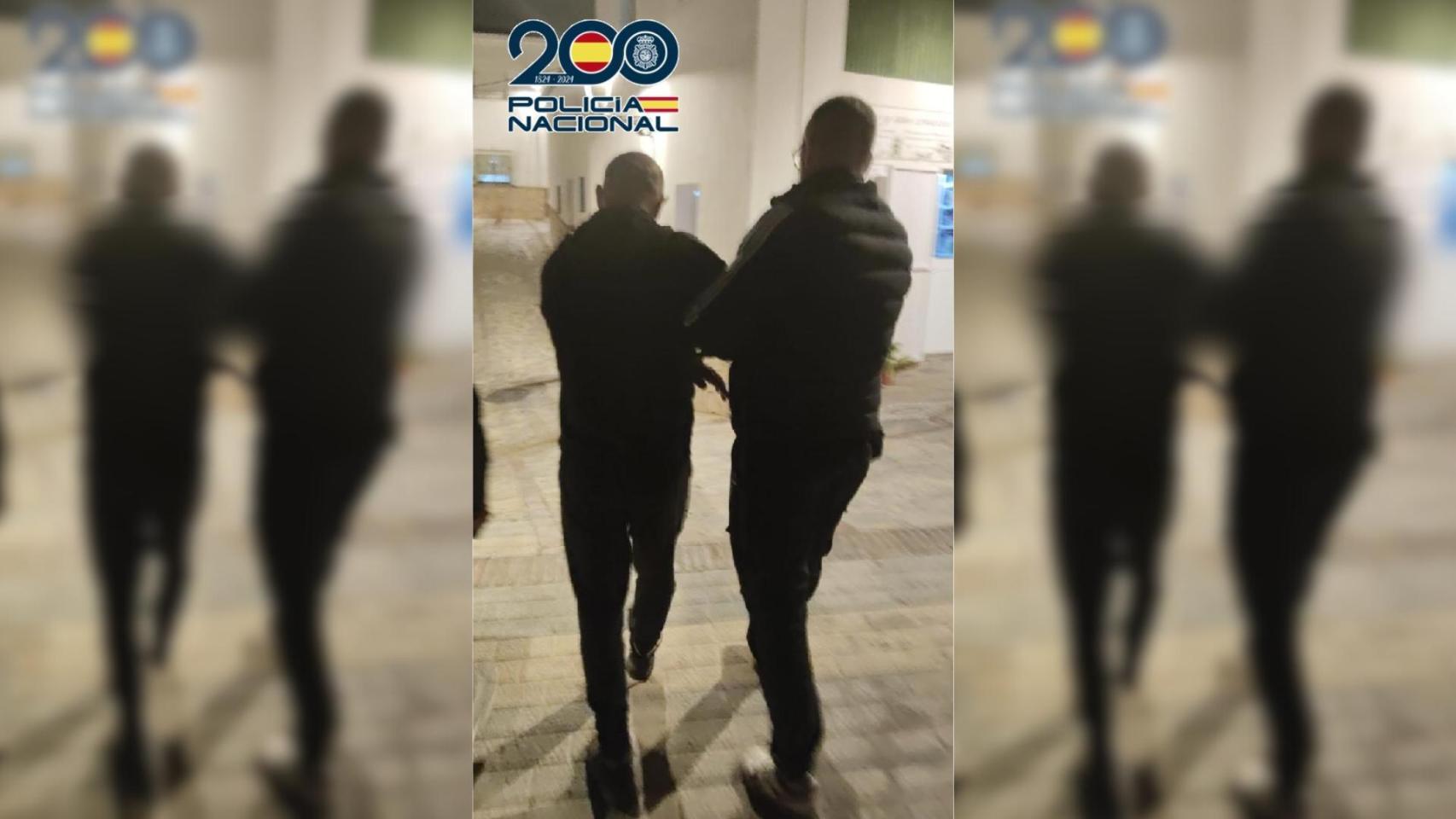 Una imagen de la detención.