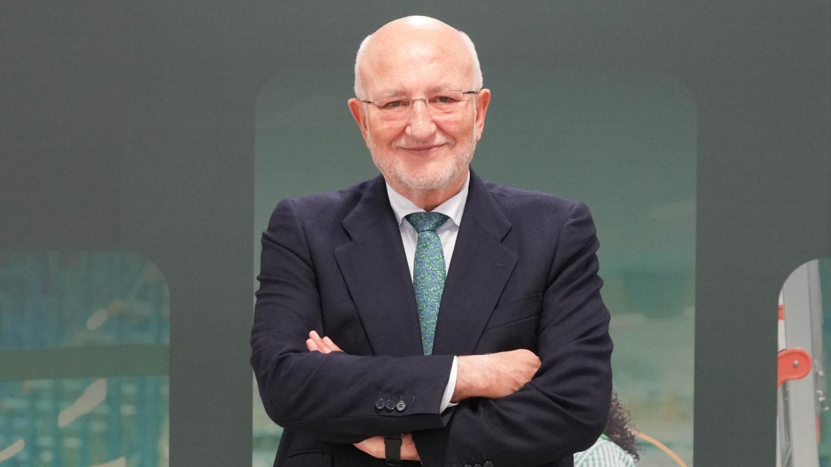 Juan Rogi, presidente de Mercadona, tras la rueda de prensa para presentar los resultados económicos de 2025