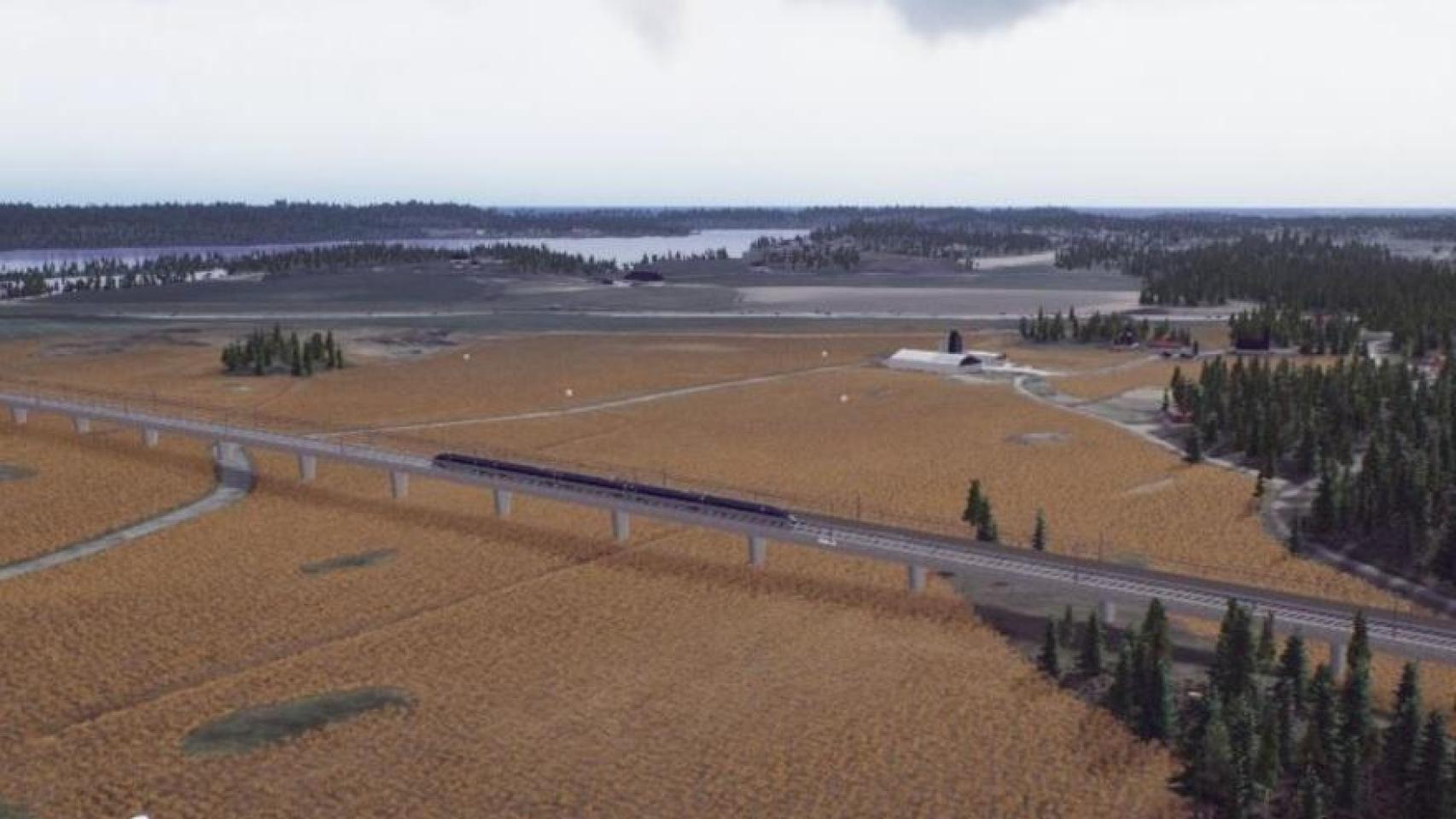Proyecto ferroviario de Hochtief en Suecia