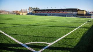 Arrancan las obras de mejora del campo de fútbol de Samil, en Vigo