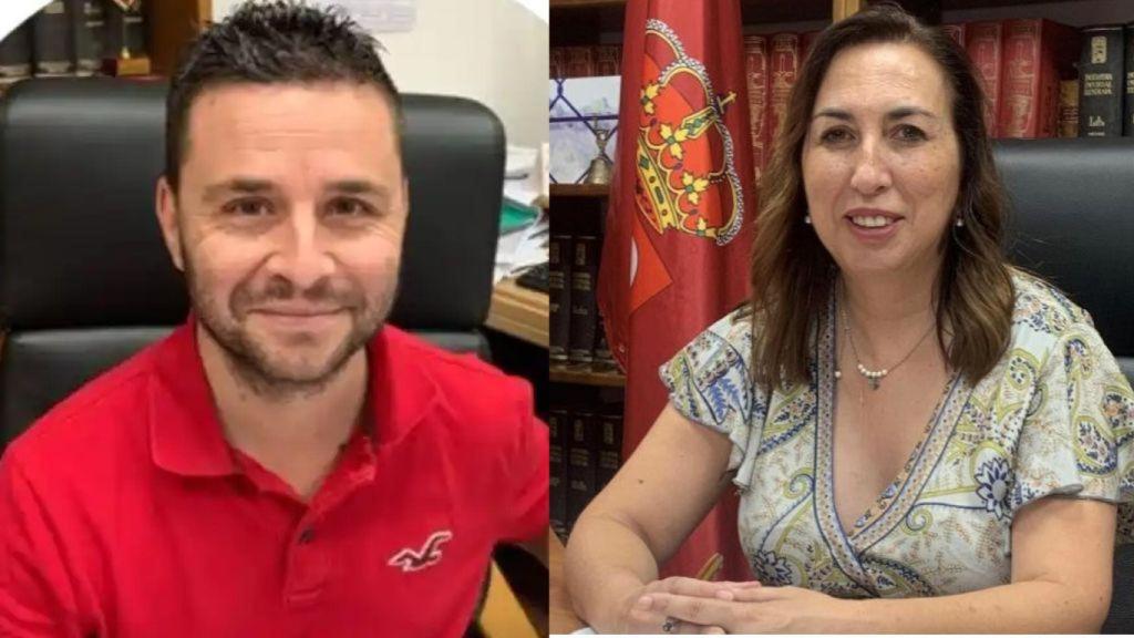 El exalcalde, Roberto Aparicio Cuéllar, y la actual alcaldesa de La Adrada, María del Pilar Martínez
