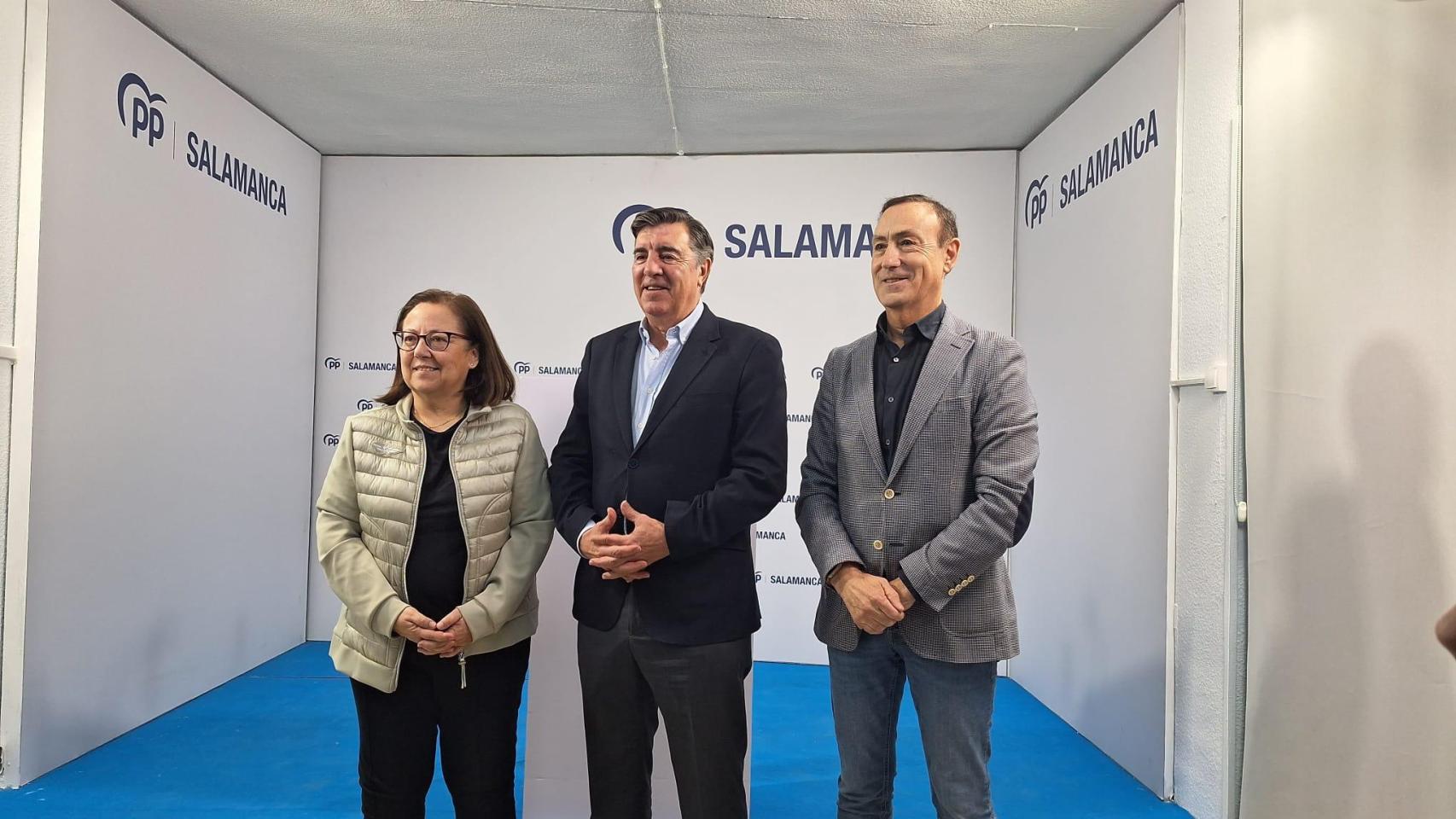 Imagen de los tres diputados del PP por la provincia de Salamanca.