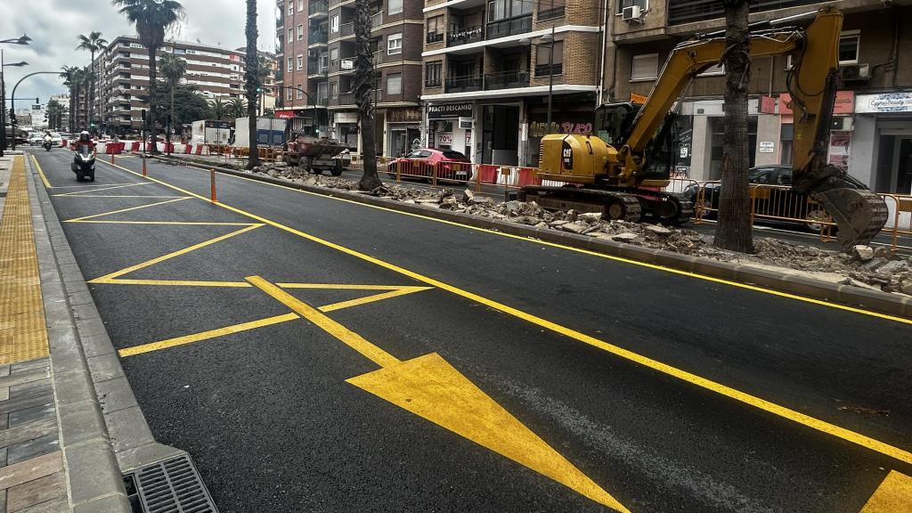 El tramo reabierto de Pérez Galdós y Giorgeta. EE