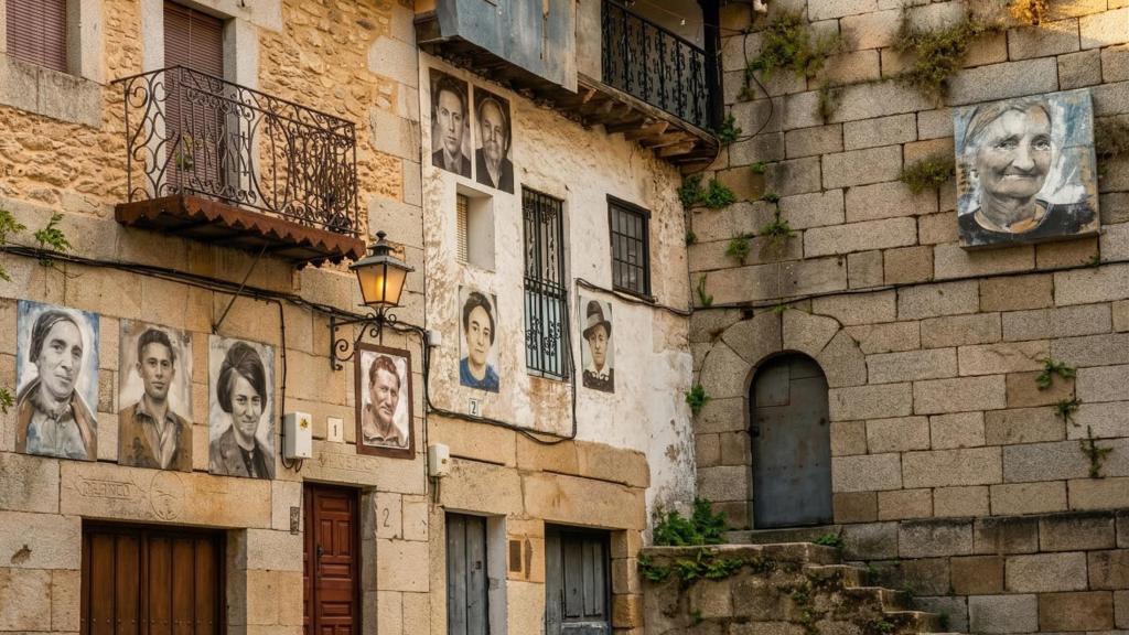 Mogarraz, el pueblo de las mil caras, en Salamanca.