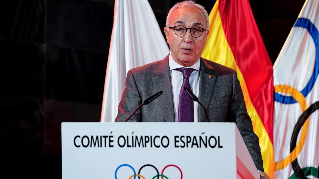 Alejandro Blanco, durante la Asamblea General Extraordinaria del Comité Olímpico Español.