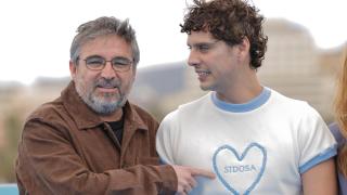 Jordi Évole y Eduardo Casanova en el Festival de Málaga 2026.