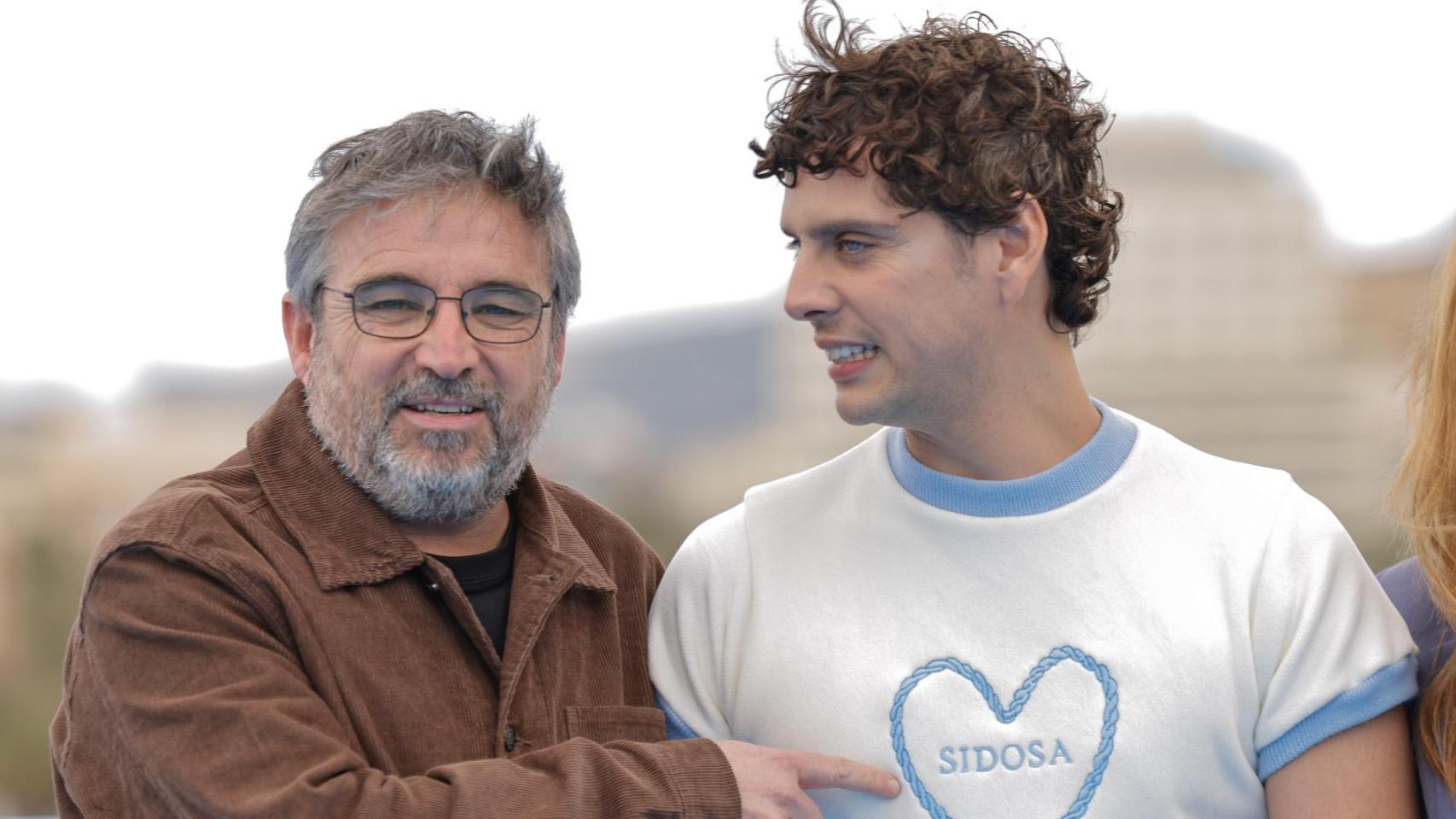 Jordi Évole y Eduardo Casanova en el Festival de Málaga 2026.
