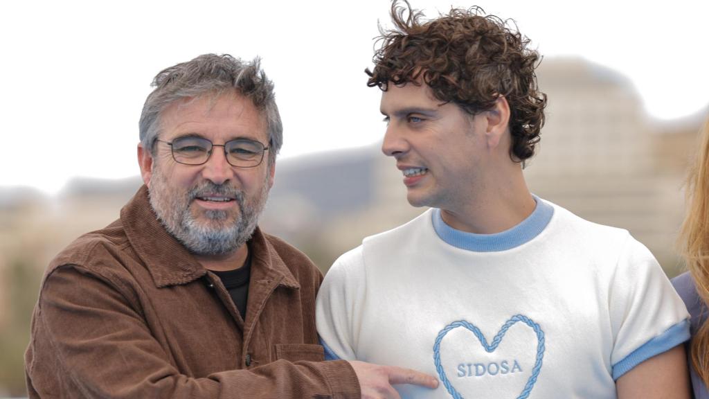 Jordi Évole y Eduardo Casanova en el Festival de Málaga 2026.