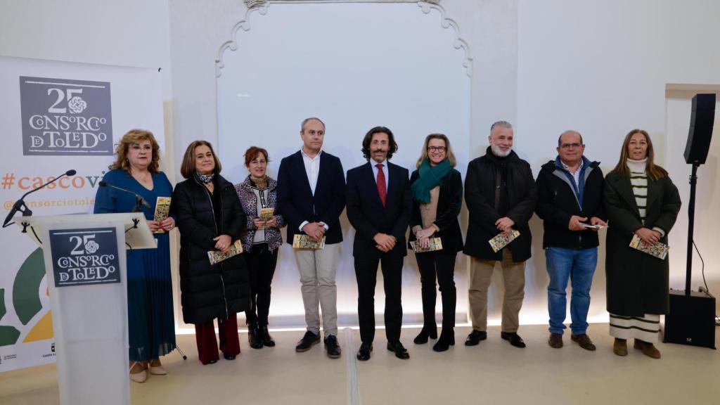 Las familias propietarias de algunos de los espacios visitables con las rutas de patrimonio desconocido como las Termas Romanas o la Torre del Alhizán.