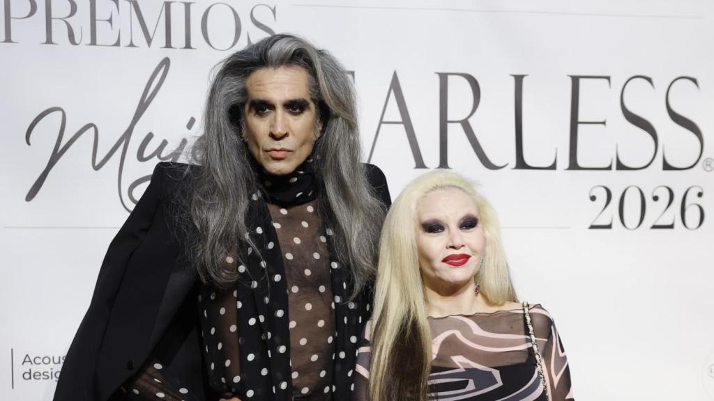 Mario Vaquerizo y Alaska en los Fearless Awards.