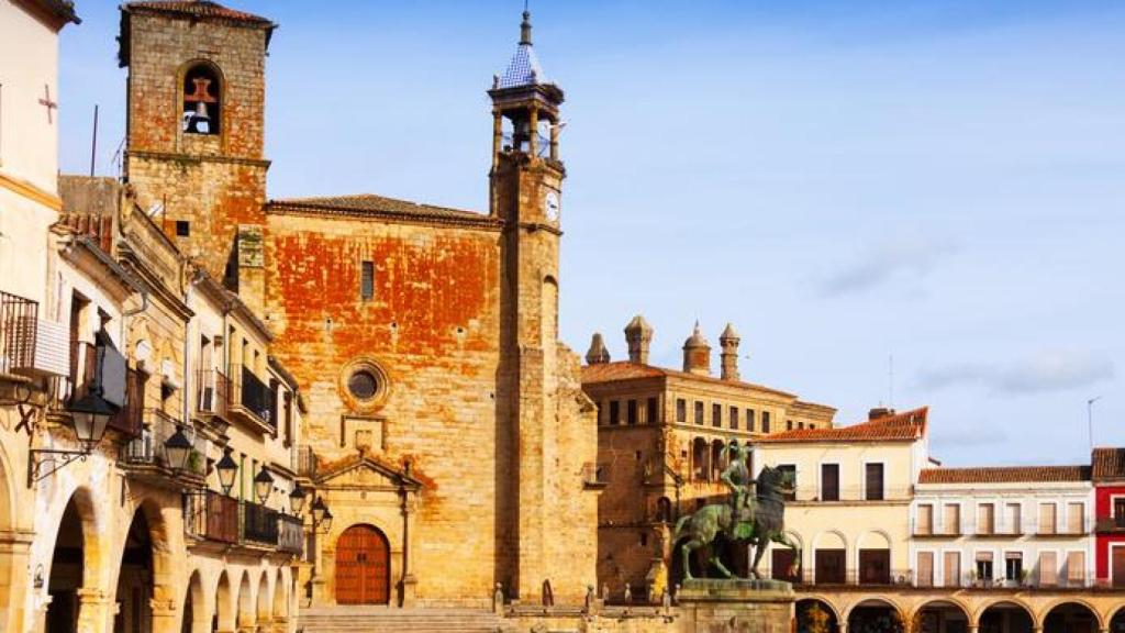 Plaza Mayor de Trujillo, Cáceres, Extremadura.