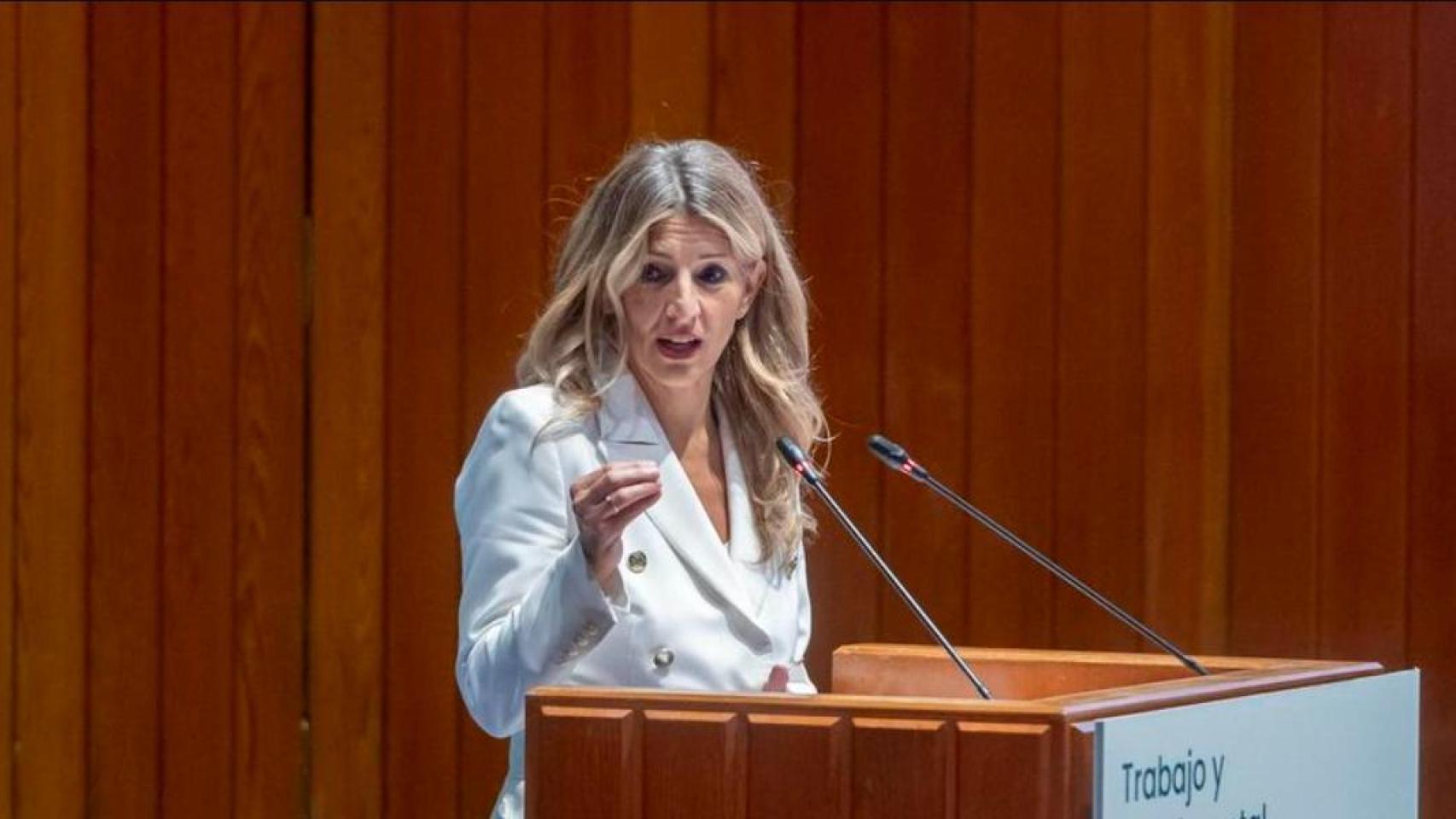 Yolanda Díaz, ministra de Trabajo.