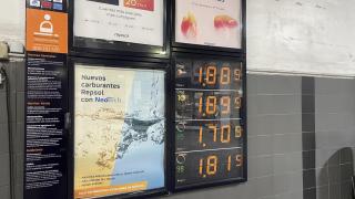 Precio de los carburantes en Vigo, a 10 de marzo de 2026.
