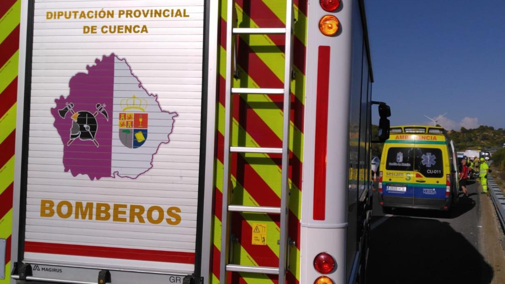 Imagen de archivo de los bomberos de la Diputación de Cuenca.