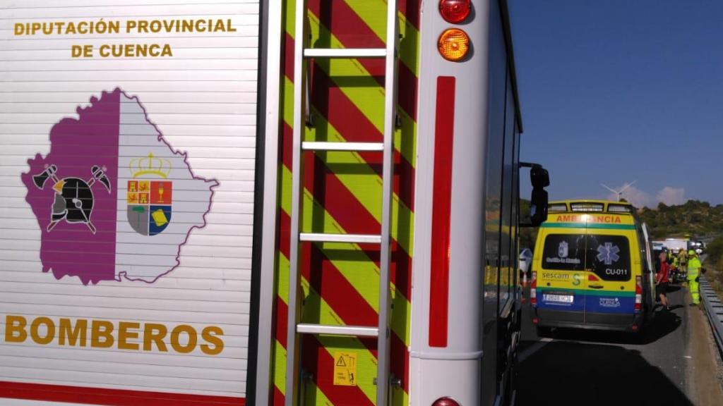 Imagen de archivo de los bomberos de la Diputación de Cuenca.