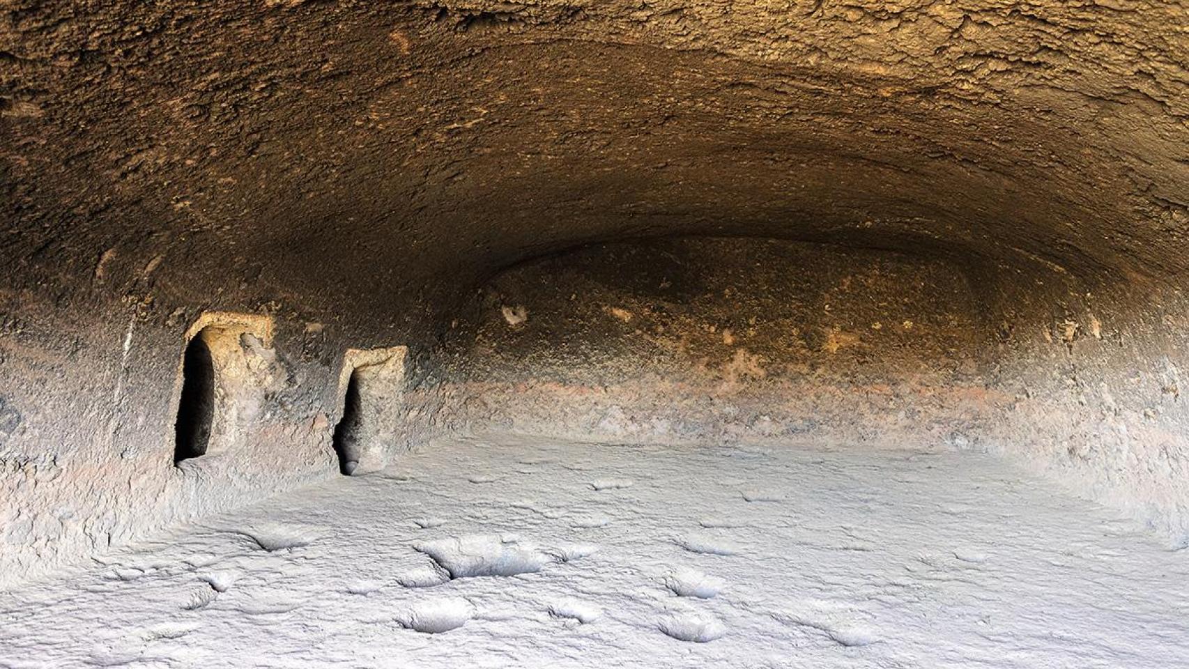 cueva del Roque Bentayga, en Gran Canaria.