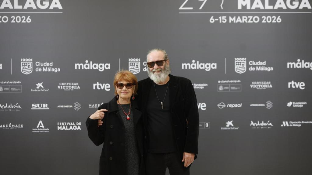 Jorge Perugorría y Mirtha Ibarra, en Málaga. Foto: EFE/Jorge Zapata