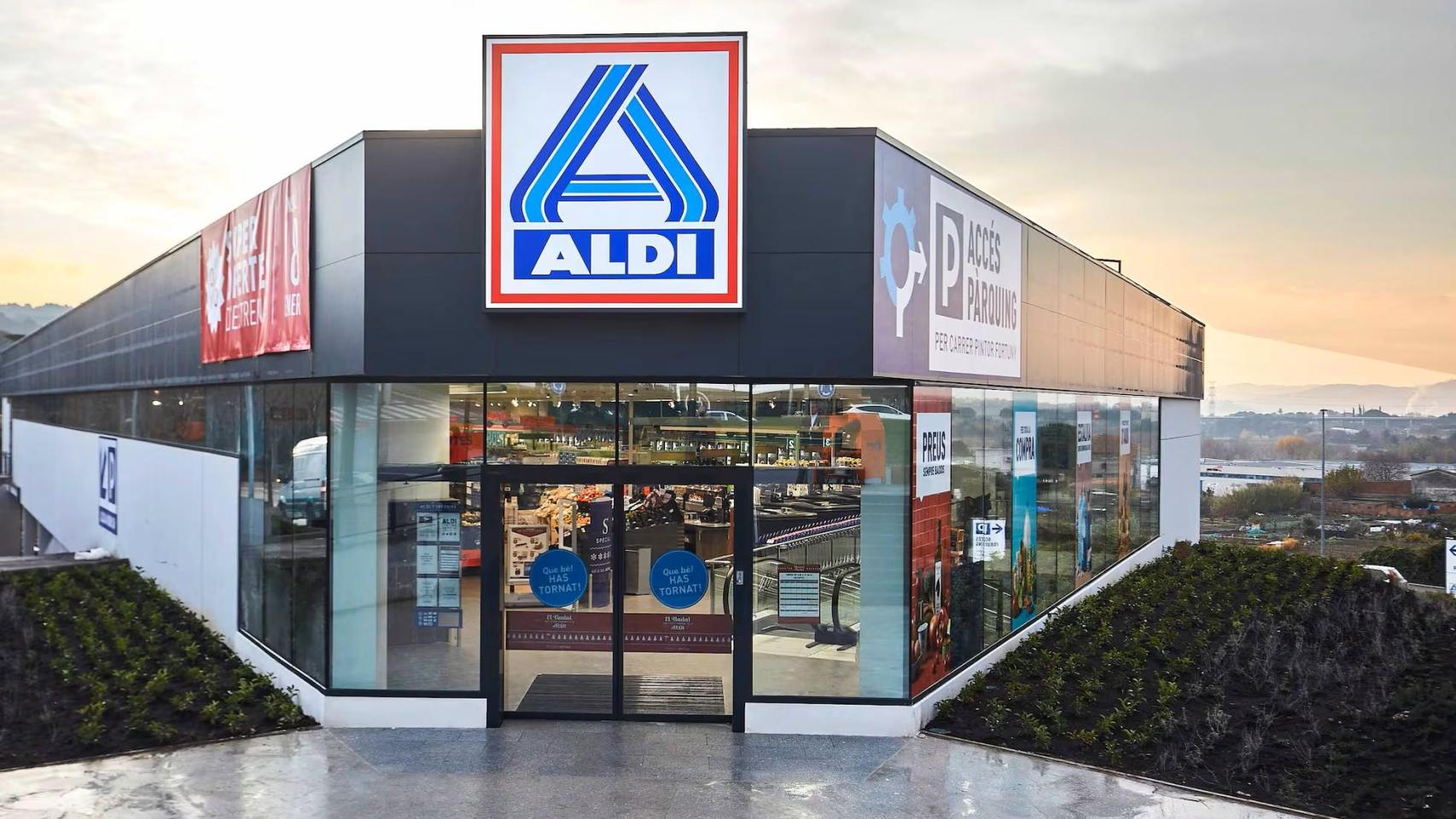 Fachada Aldi.