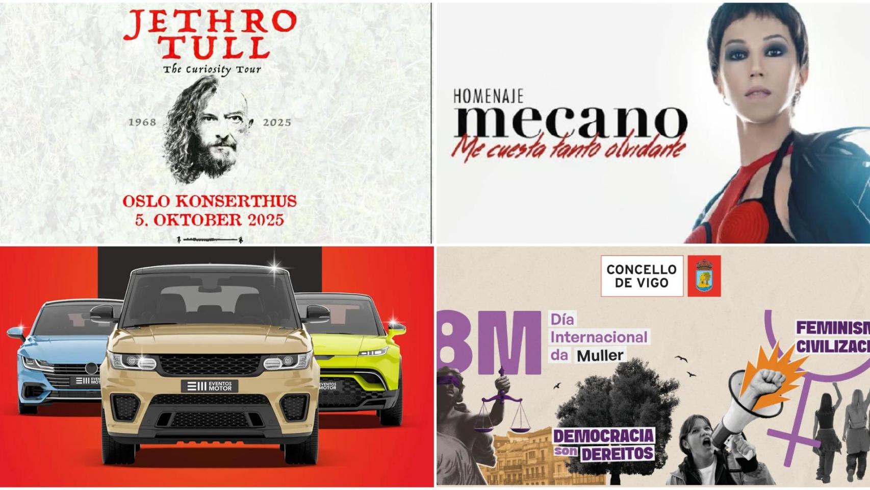 Desde Jethro Tull hasta Motorcasión: Los planes que no te puedes perder este fin de semana en Vigo