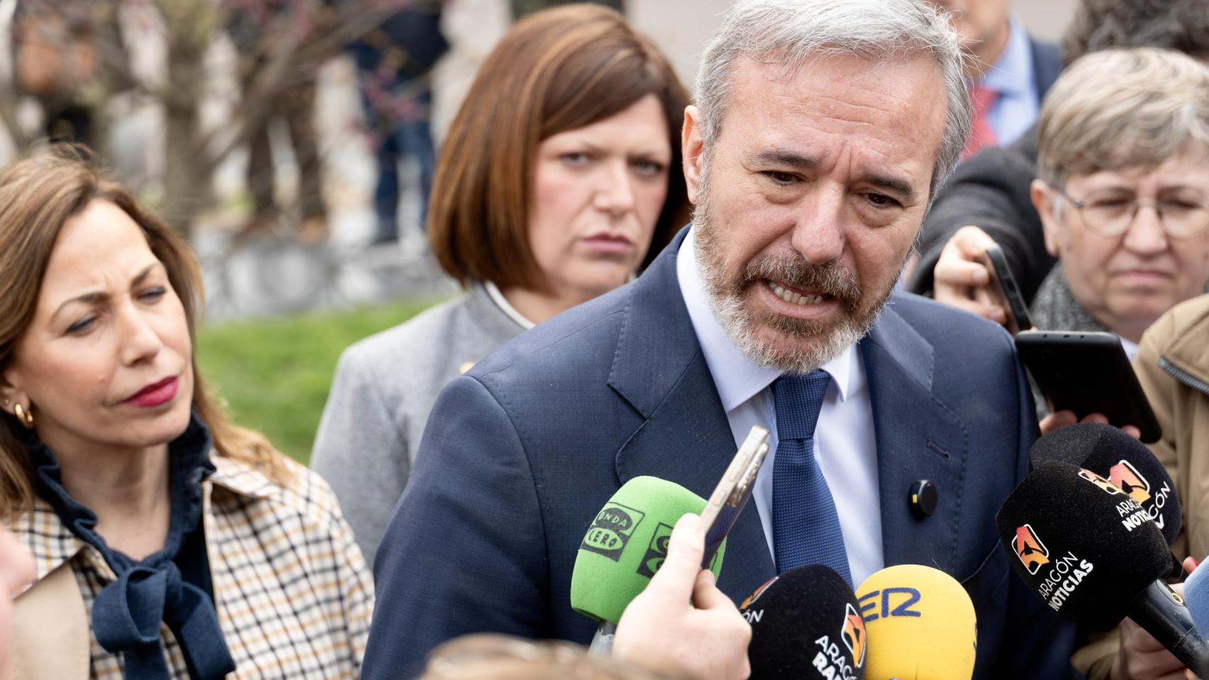 Jorge Azcón en un acto este miércoles