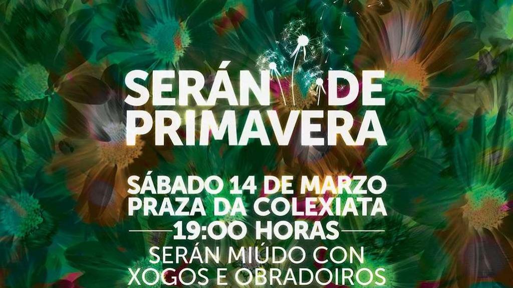 Cartel de la edición de 2026 del Serán de Primavera en Santiago de Compostela