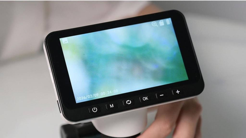 Monitor del microscopio Bubo.