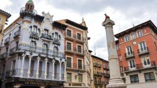 Plaza del Torico en Teruel.